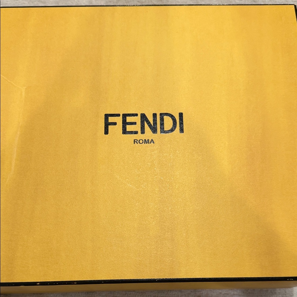 Fendi Yellow Winter & Rain Boots